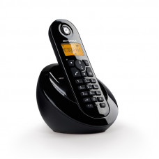 Motorola Ασύρματο τηλέφωνο C601 Μαύρο (Ελληνικό Μενού) με ανοιχτή ακρόαση