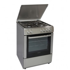 CARAD GMX34501 Κουζίνες αερίου Inox ηλεκτρικός φούρνος με 3 εστίες αερίου και ηλεκτρικό,69lt