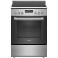 Pitsos PHN039350 Κουζίνα 66lt με 6 Κεραμικές Εστίες Π60εκ. Inox
