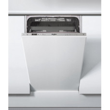 WHIRLPOOL WSIC 3M27 C Εντοιχιζόμενο Πλυντήριο Πιάτων για 10 Σερβίτσια 45cm Inox E
