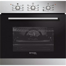 Pyramis 60ΑΠ 1016 (034057301) Φούρνος άνω Πάγκου 66lt χωρίς Εστίες Π59.5εκ. Inox