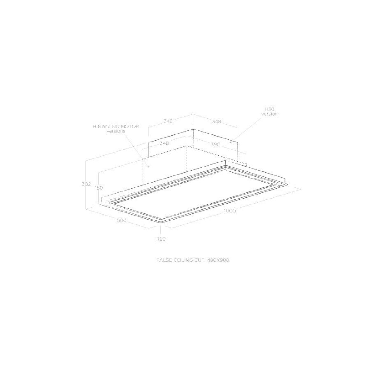 ELICA SKYDOME H16 A/100 100x50cm (PRF0147735b) Νησίδες ELICA SKYDOME H16 A/100 100x50cm (PRF0147735b) Νησίδες