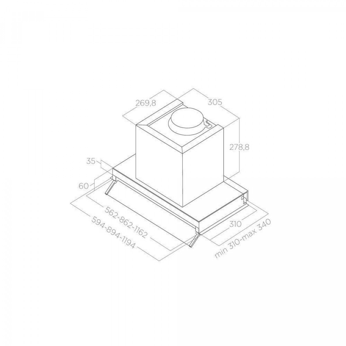 ELICA BOX IN PLUS IXGL/A/120 (PRF0097797A) Μηχανισμοί απορρόφησης Inox ELICA BOX IN PLUS IXGL/A/120 (PRF0097797A) Μηχανισμοί απορρόφησης Inox