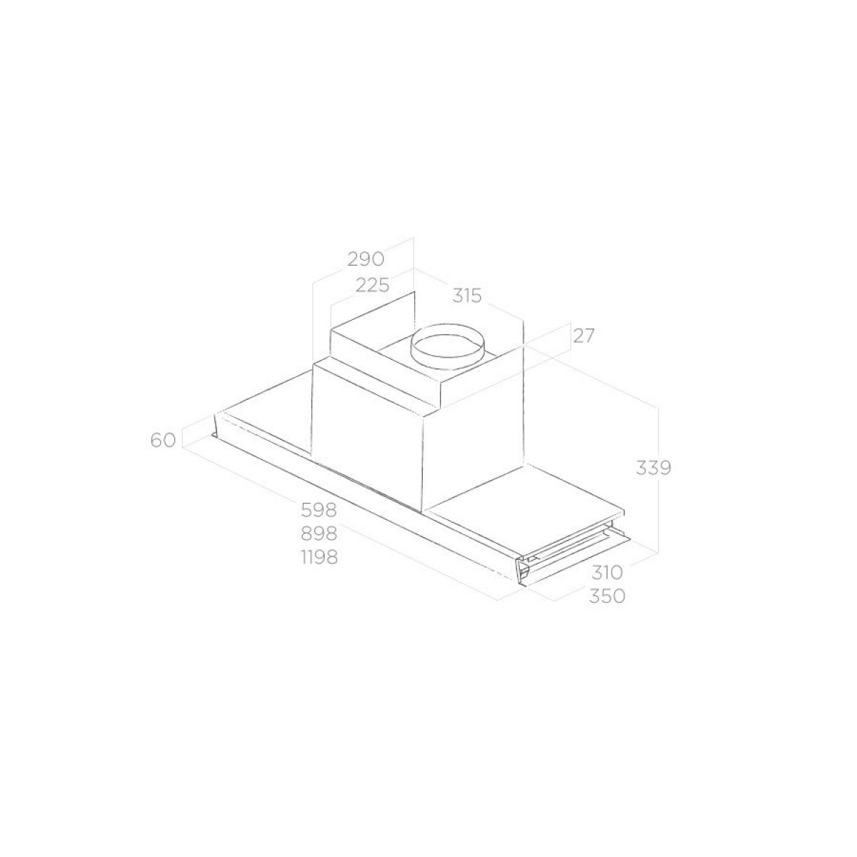 ELICA BOX IN PLUS IXGL/A/120 (PRF0097797A) Μηχανισμοί απορρόφησης Inox ELICA BOX IN PLUS IXGL/A/120 (PRF0097797A) Μηχανισμοί απορρόφησης Inox