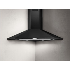 Elica ACUTA BL/F/100 Γωνιακός Απορροφητήρας Καμινάδα 100cm, A, Μαύρος