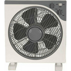 EUROLAMP (300-21000)box fan τετράγωνος άσπρο - γκρι Φ30 45W Ανεμιστήρες δαπέδου
