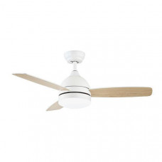 EUROLAMP 147-29319 Ανεμιστήρες οροφής ΧΡΩΜΑ ΛΕΥΚΟ-ΞΥΛΟ ΜΕ LED ΦΩΣ ΚΑΙ ΚΟΝΤΡΟΛ Φ107 60W