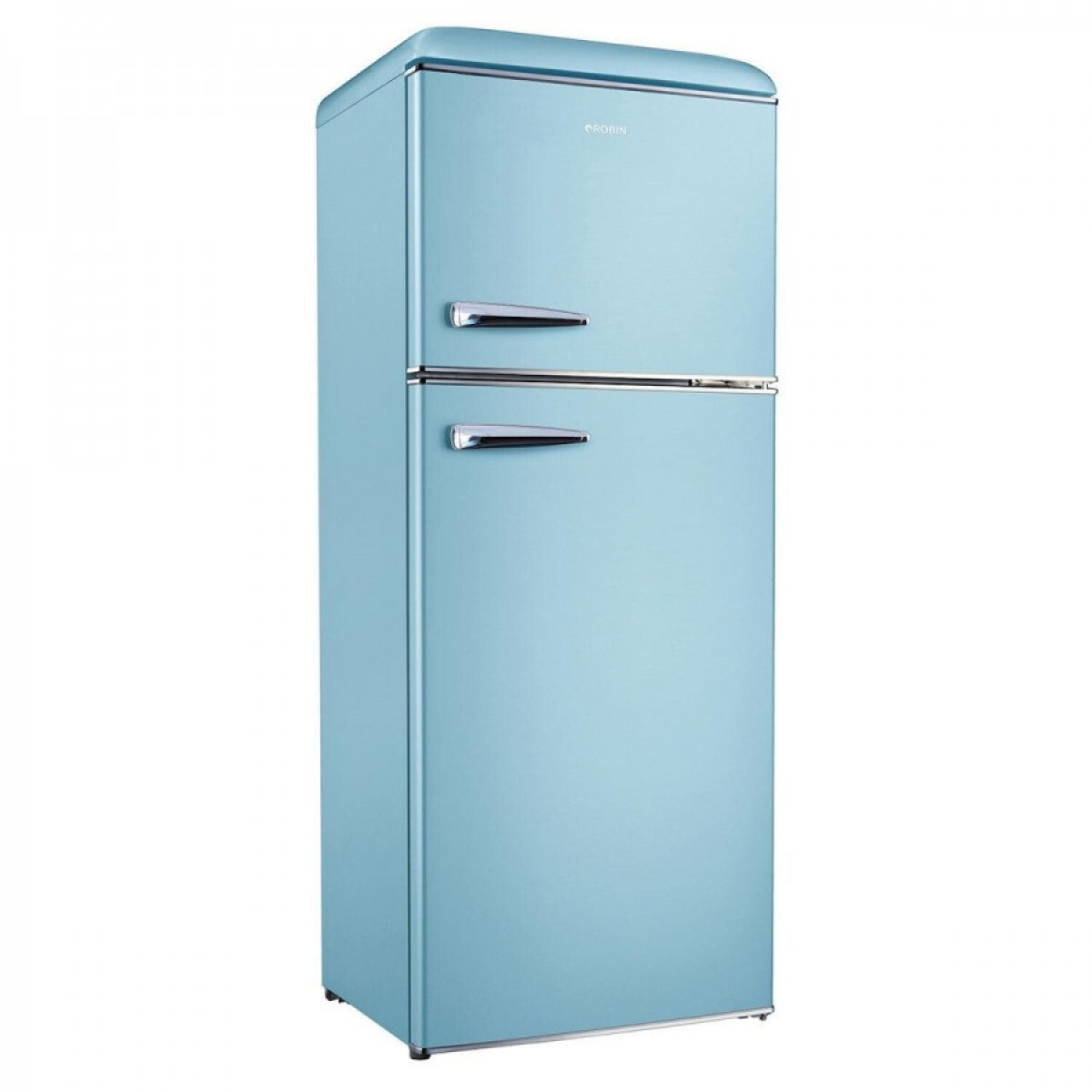 Robin RB-280 Blue Ψυγείο Δίπορτο FULL NO FROST Ρετρό Μπλε 1.57X60 Robin RB-280 Blue Ψυγείο Δίπορτο FULL NO FROST Ρετρό Μπλε 1.57X60