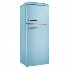 Robin RB-280 Blue Ψυγείο Δίπορτο FULL NO FROST Ρετρό Μπλε 1.57X60