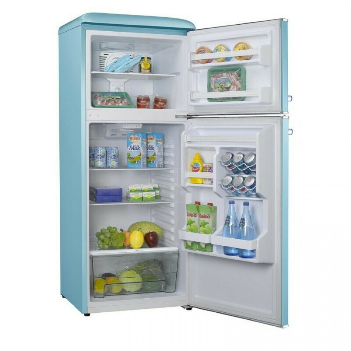 Robin RB-280 Blue Ψυγείο Δίπορτο FULL NO FROST Ρετρό Μπλε 1.57X60 Robin RB-280 Blue Ψυγείο Δίπορτο FULL NO FROST Ρετρό Μπλε 1.57X60