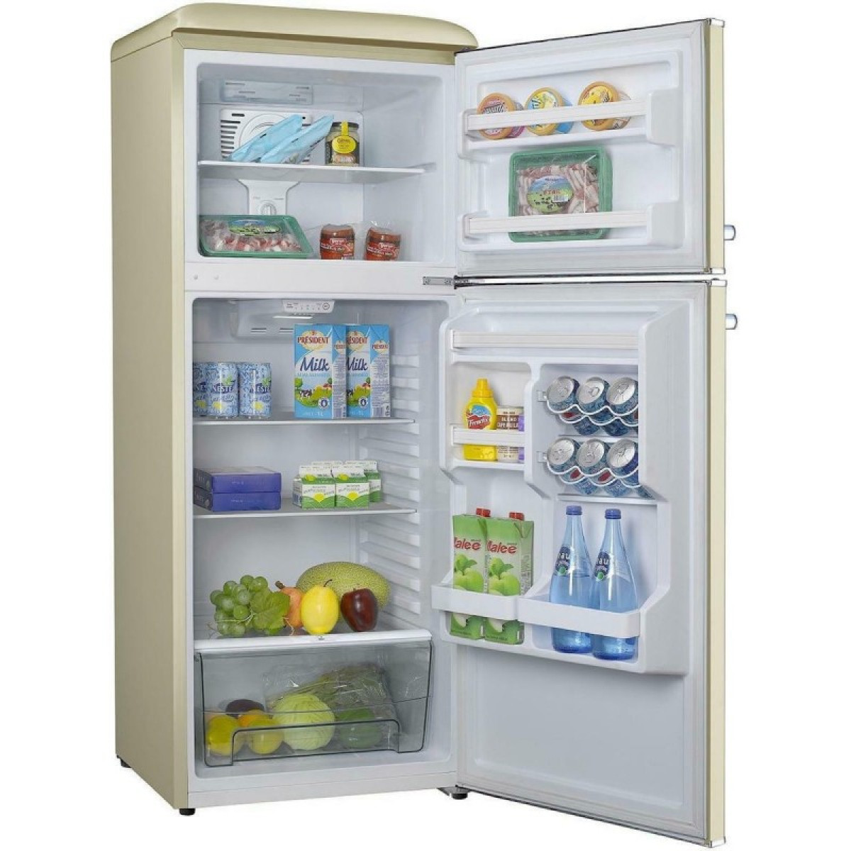 Robin RB-280 Beige Retro Ψυγείο δίπορτο Full NoFrost μπέζ 157*60*70 Robin RB-280 Beige Retro Ψυγείο δίπορτο Full NoFrost μπέζ 157*60*70