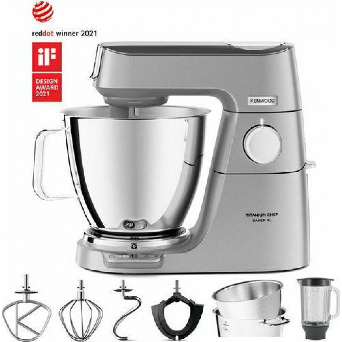 Κουζινομηχανή Kenwood KVL85.124SI Titanium Chef Baker XL Κουζινομηχανή Kenwood KVL85.124SI Titanium Chef Baker XL