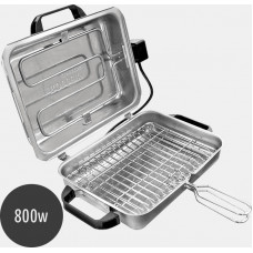 Roller Επιτραπέζια Ηλεκτρική Ψησταριά Σχάρας 800W (20105)με Καπάκι 28x20εκ.