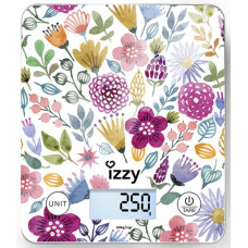Izzy Floral IZ-7007 (223878) Ψηφιακή Ζυγαριά Κουζίνας 1gr/10kg Πολύχρωμη
