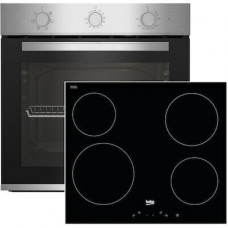 BEKO BBIE 12100 XC + HIC64400E (W-SET) Σετ Φούρνος + Εστία