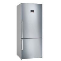 Bosch KGN76XIEP Ψυγειοκαταψύκτης NoFrost Υ186xΠ75xΒ80εκ. Inox E
