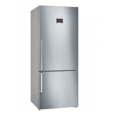 Bosch KGN76XIEP Ψυγειοκαταψύκτης NoFrost Υ186xΠ75xΒ80εκ. Inox E