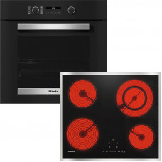 MIELE H 2465 B + KM 6520 FR Σετ Φούρνος + Εστία