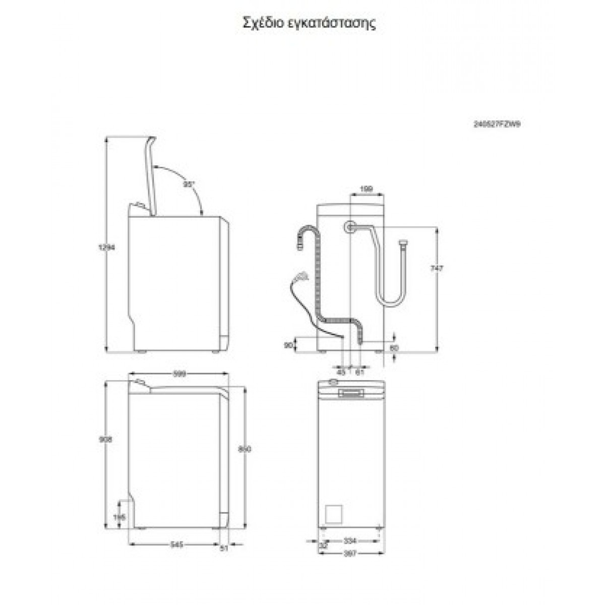 AEG LTR8C373E Πλυντήρια ρούχων AEG LTR8C373E Πλυντήρια ρούχων