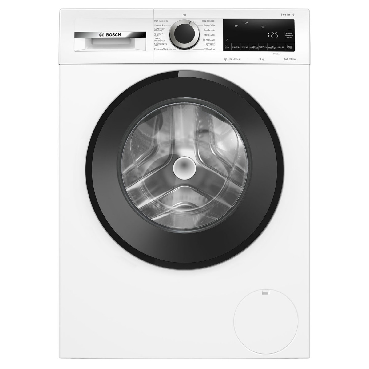 BOSCH WGG244ZHGR Πλυντήρια ρούχων 9kg 1400 Στροφών με Ατμό A BOSCH WGG244ZHGR Πλυντήρια ρούχων 9kg 1400 Στροφών με Ατμό A