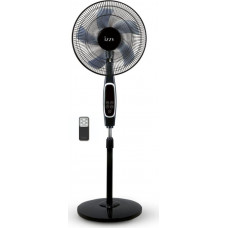 Izzy IZ-9042 Ανεμιστήρας Ορθοστάτης 70W Διαμέτρου 40cm με Τηλεχειριστήριο Μαύρος