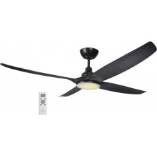 Izzy IZ-9044 Ανεμιστήρας Οροφής 142cm με Φως και Τηλεχειριστήριο Μαύρος