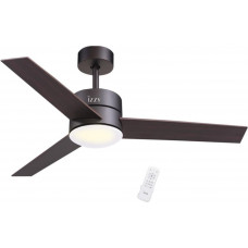 Izzy IZ-9031+ Ανεμιστήρας Οροφής 132cm με Φως και Τηλεχειριστήριο Καφέ