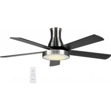 Izzy IZ-9043 Ανεμιστήρας Οροφής 132cm με Φως και Τηλεχειριστήριο Μαύρος