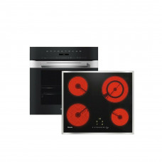 MIELE H 7260 B + KM 6520 FR D (W-SET) Σετ Φούρνος + Εστία
