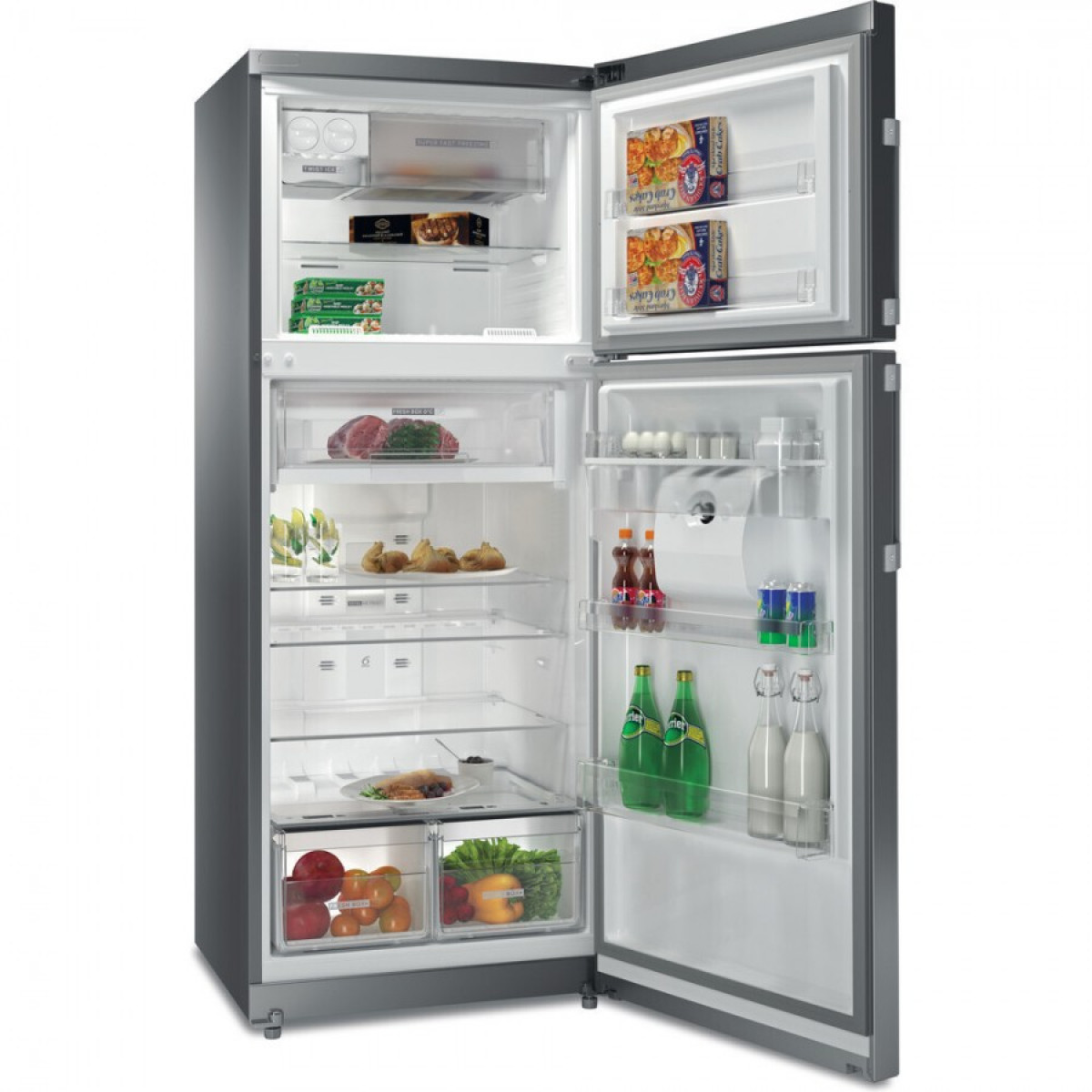 WHIRLPOOL WT70E 832 X AQUA Aqua Ψυγείο Δίπορτο 419lt Total NoFrost Υ180xΠ70xΒ72.5cm Inox WHIRLPOOL WT70E 832 X AQUA Aqua Ψυγείο Δίπορτο 419lt Total NoFrost Υ180xΠ70xΒ72.5cm Inox