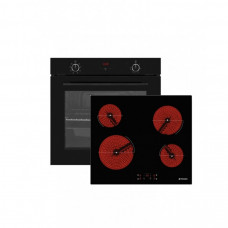 PYRAMIS PO78072008SBL + PHI62430FMB (W-SET) Σετ Φούρνος + Εστία