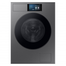 SAMSUNG WF90F09C4SU4 BeSpoke Πλυντήριο Ρούχων 9kg, 1400 Στροφών, με Ατμό, Wifi & AI Wash, A, Dark Silver