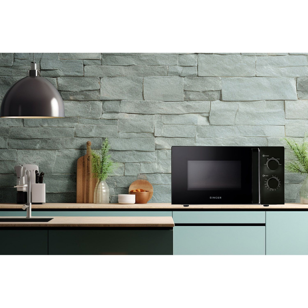 SINGER MW20BL P70 BLACK Φούρνος μικροκυμάτων SINGER MW20BL P70 BLACK Φούρνος μικροκυμάτων