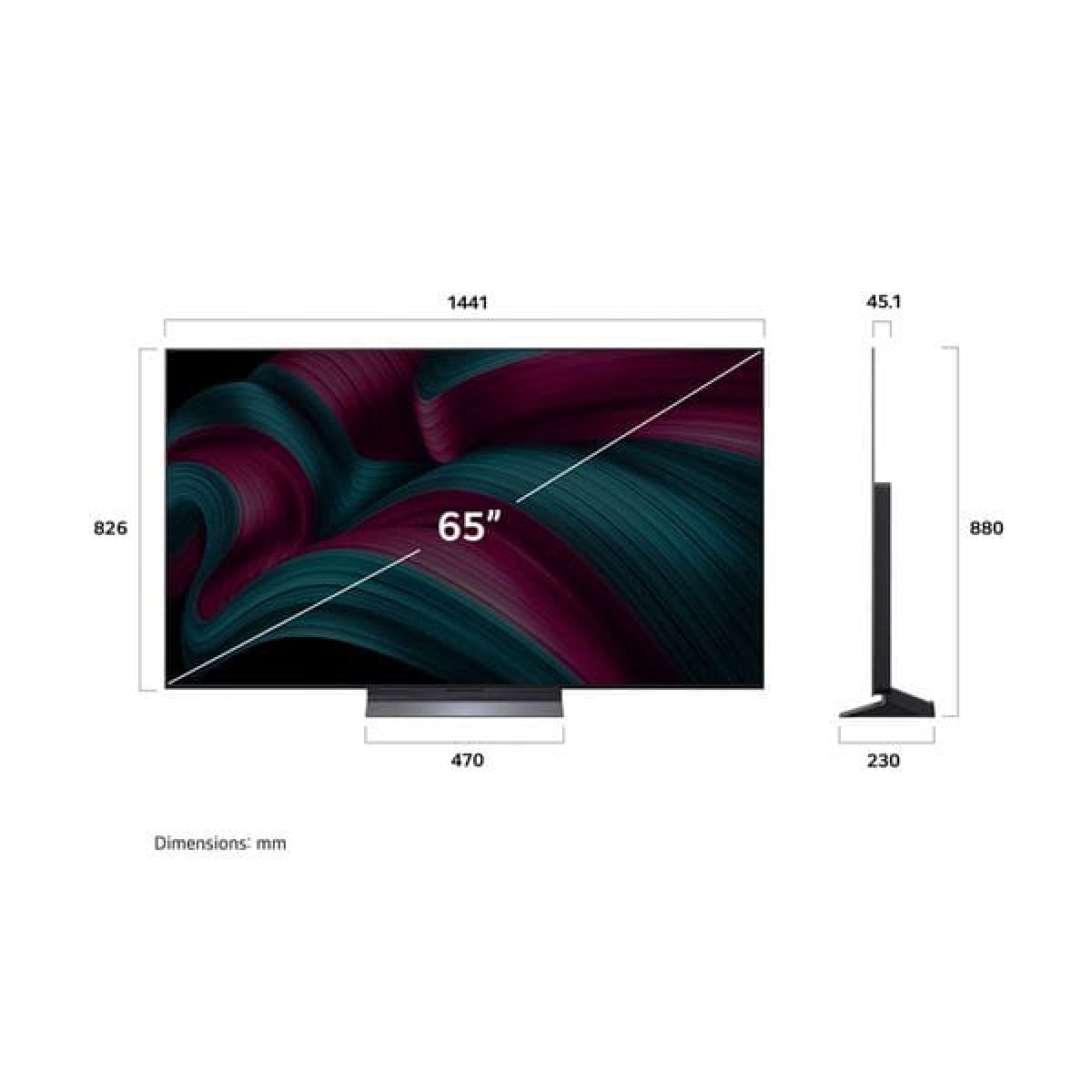 LG OLED65C55LA.API 65" Τηλεόραση LG OLED65C55LA.API 65" Τηλεόραση