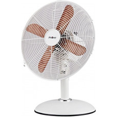 PRIMO PRTF-80621 30CM ΛΕΥΚΟ-ΞΥΛΟ Επιτραπέζιοι ανεμιστήρες