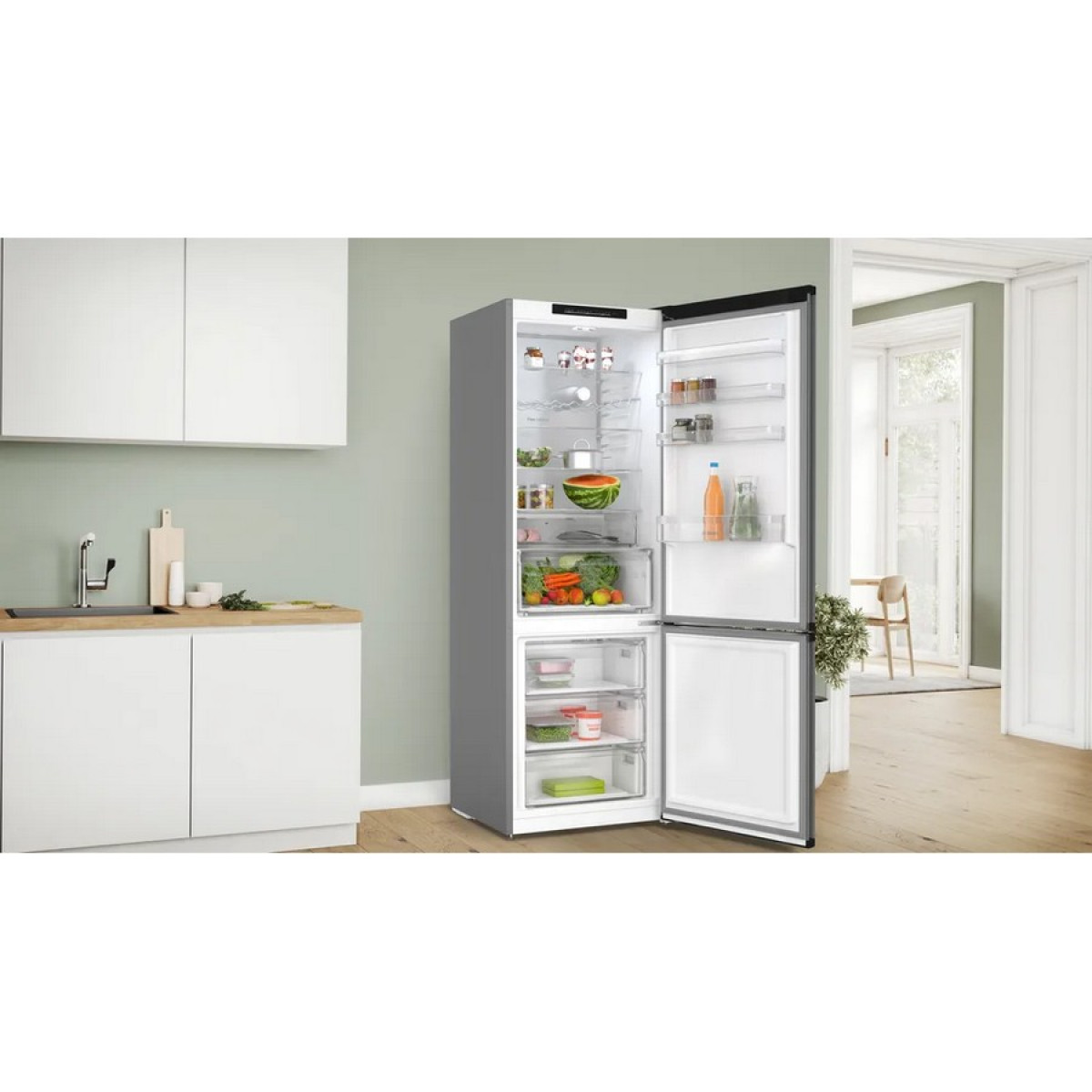 BOSCH KGN49OCAF Ψυγειοκαταψύκτης 440lt Full No Frost Υ203xΠ70xΒ66.7cm Anthracite Steel Α BOSCH KGN49OCAF Ψυγειοκαταψύκτης 440lt Full No Frost Υ203xΠ70xΒ66.7cm Anthracite Steel Α
