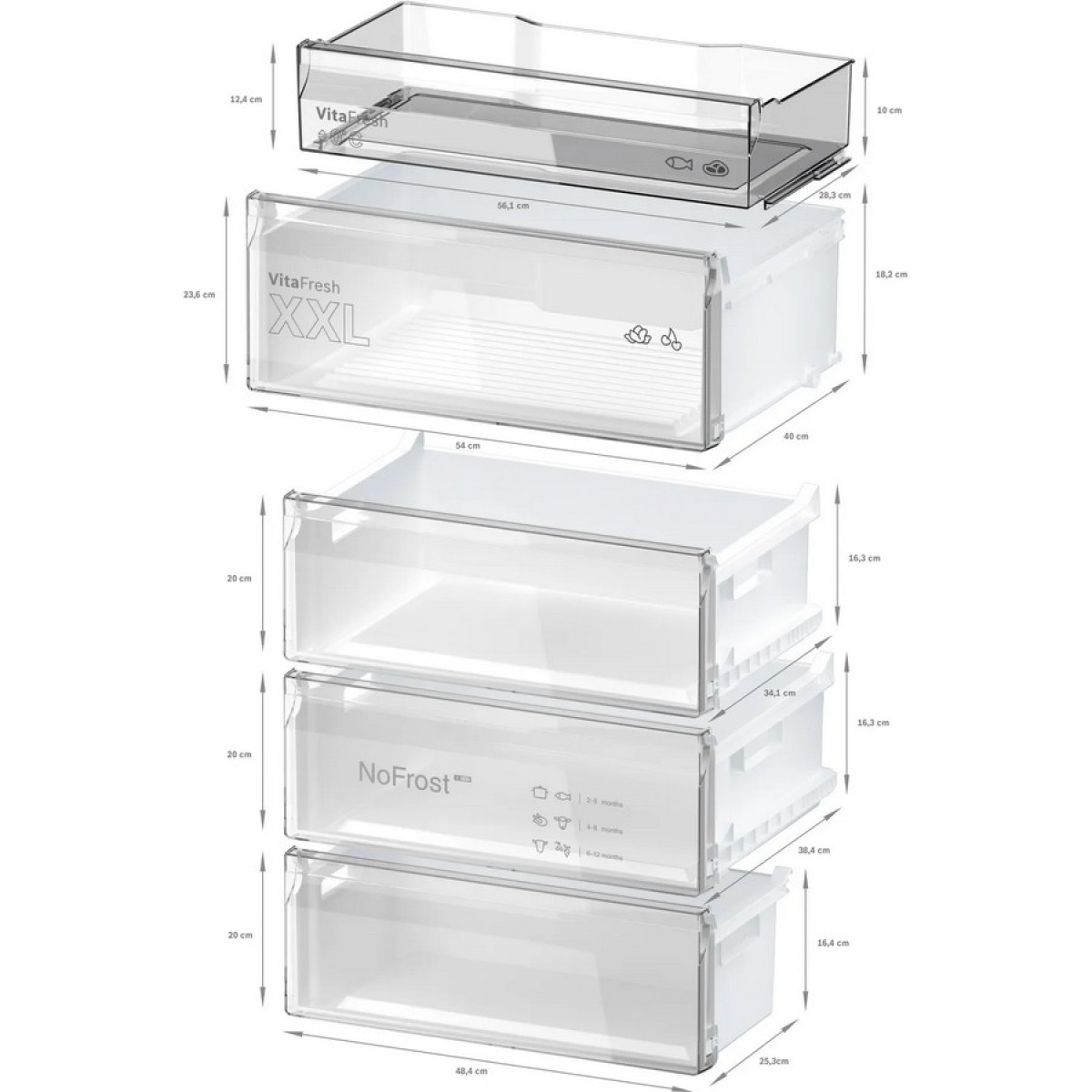 BOSCH KGN49OCAF Ψυγειοκαταψύκτης 440lt Full No Frost Υ203xΠ70xΒ66.7cm Anthracite Steel Α BOSCH KGN49OCAF Ψυγειοκαταψύκτης 440lt Full No Frost Υ203xΠ70xΒ66.7cm Anthracite Steel Α