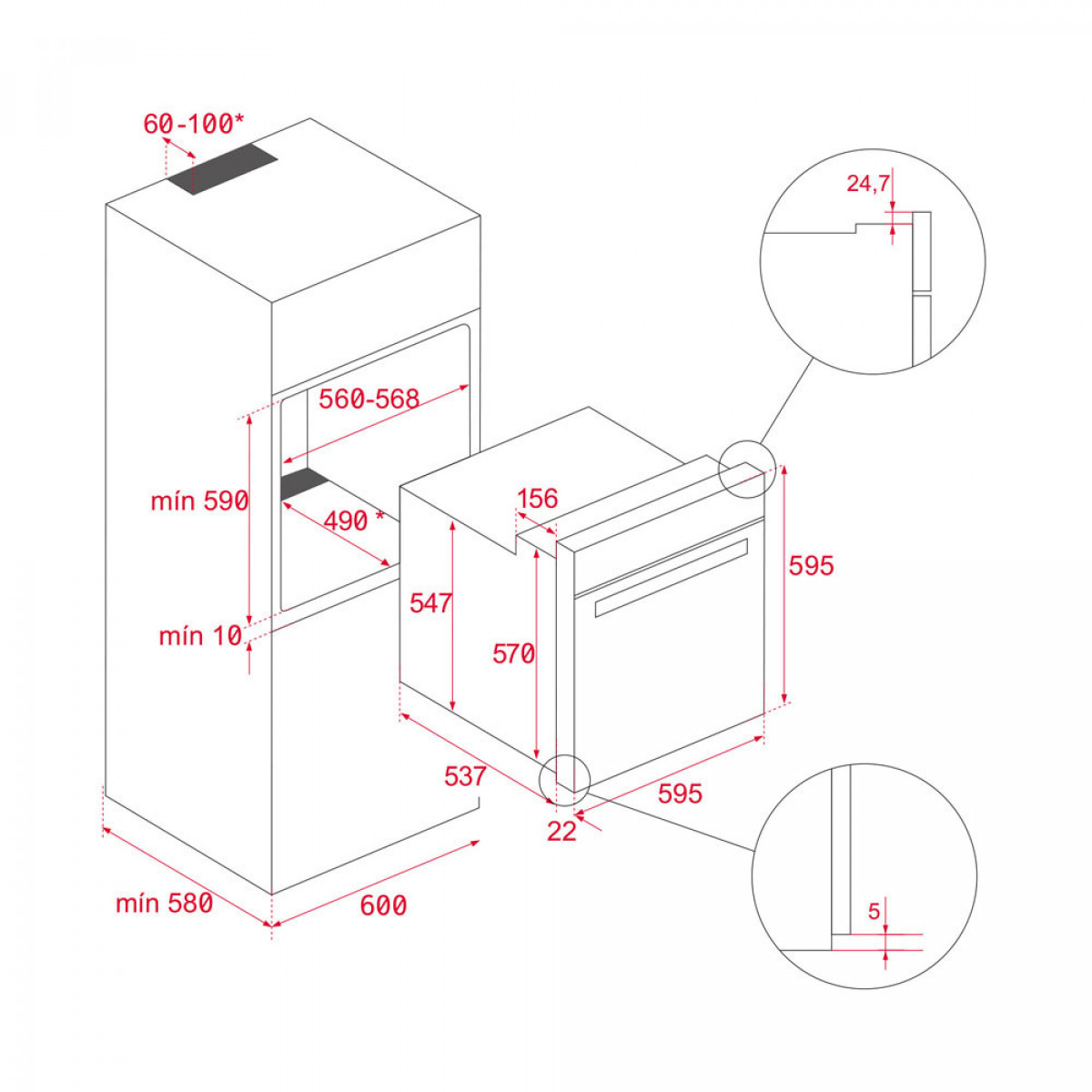 TEKA HLB 8418 P BK Φούρνοι TEKA HLB 8418 P BK Φούρνοι