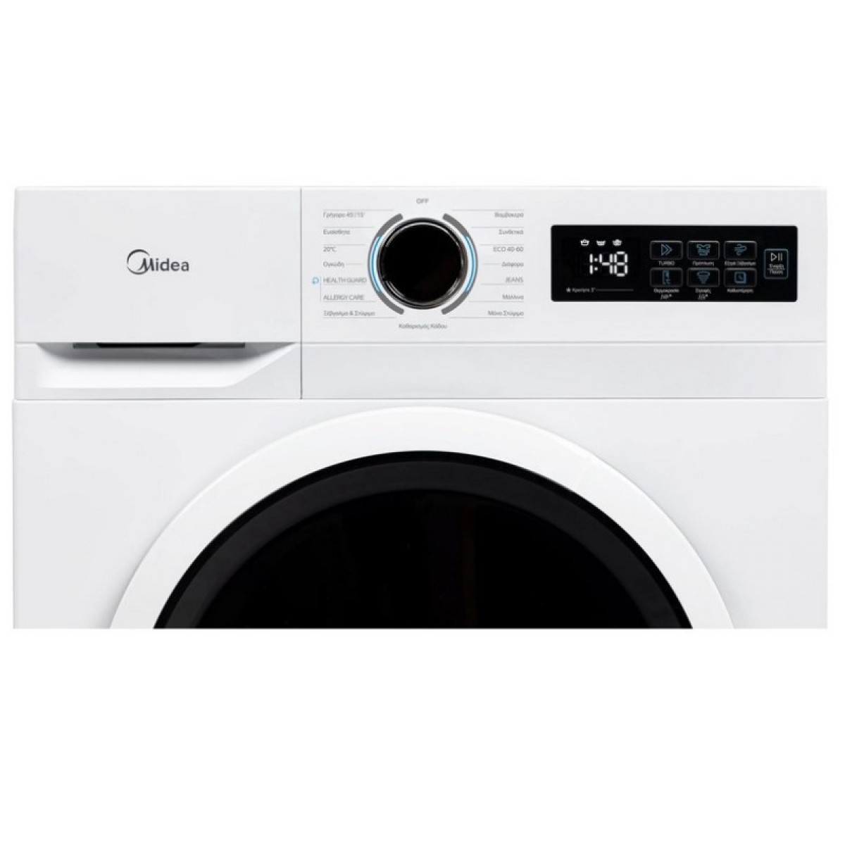 Midea MF110W90BA/W-GR Πλυντήριο Ρούχων 9kg A Midea MF110W90BA/W-GR Πλυντήριο Ρούχων 9kg A