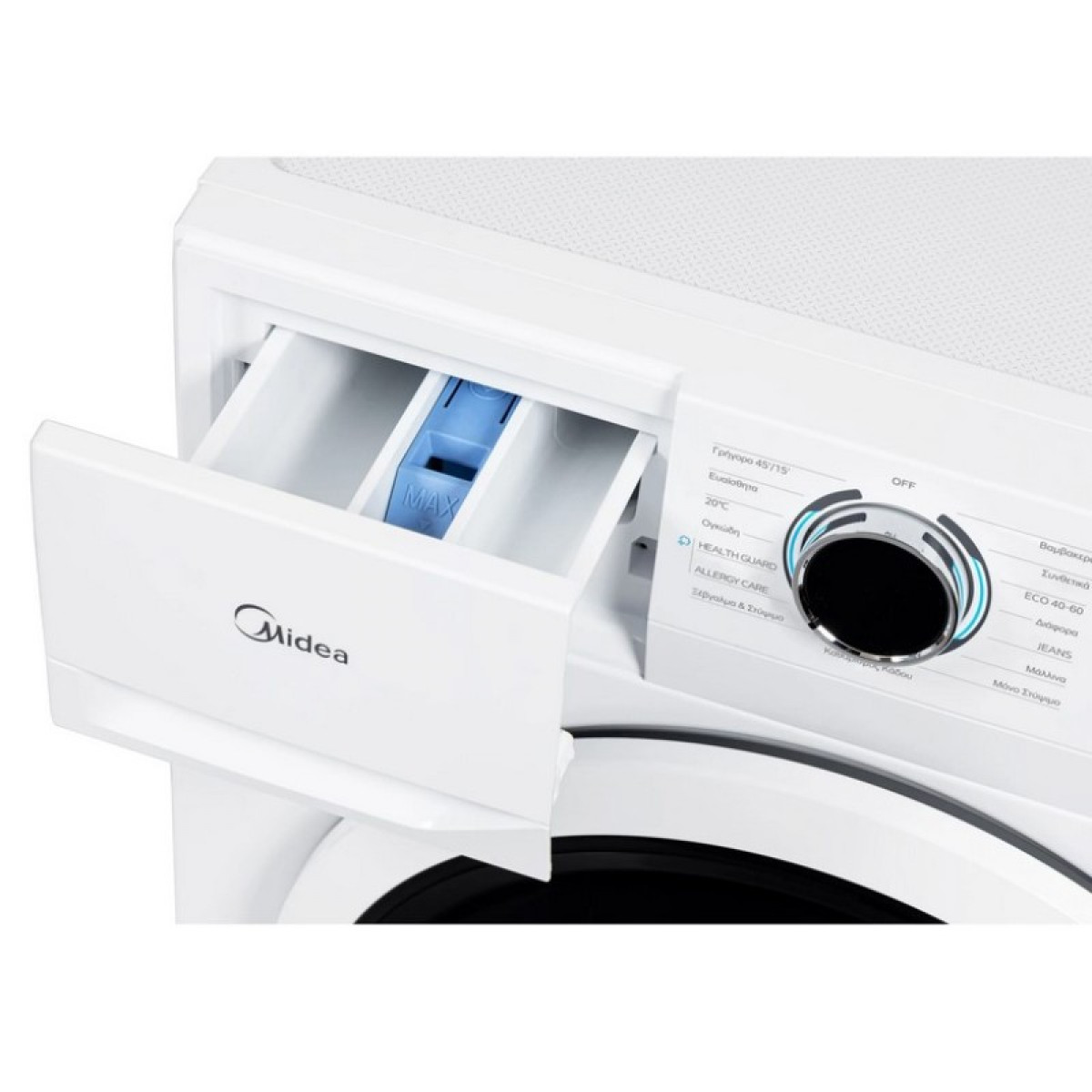 Midea MF110W90BA/W-GR Πλυντήριο Ρούχων 9kg A Midea MF110W90BA/W-GR Πλυντήριο Ρούχων 9kg A