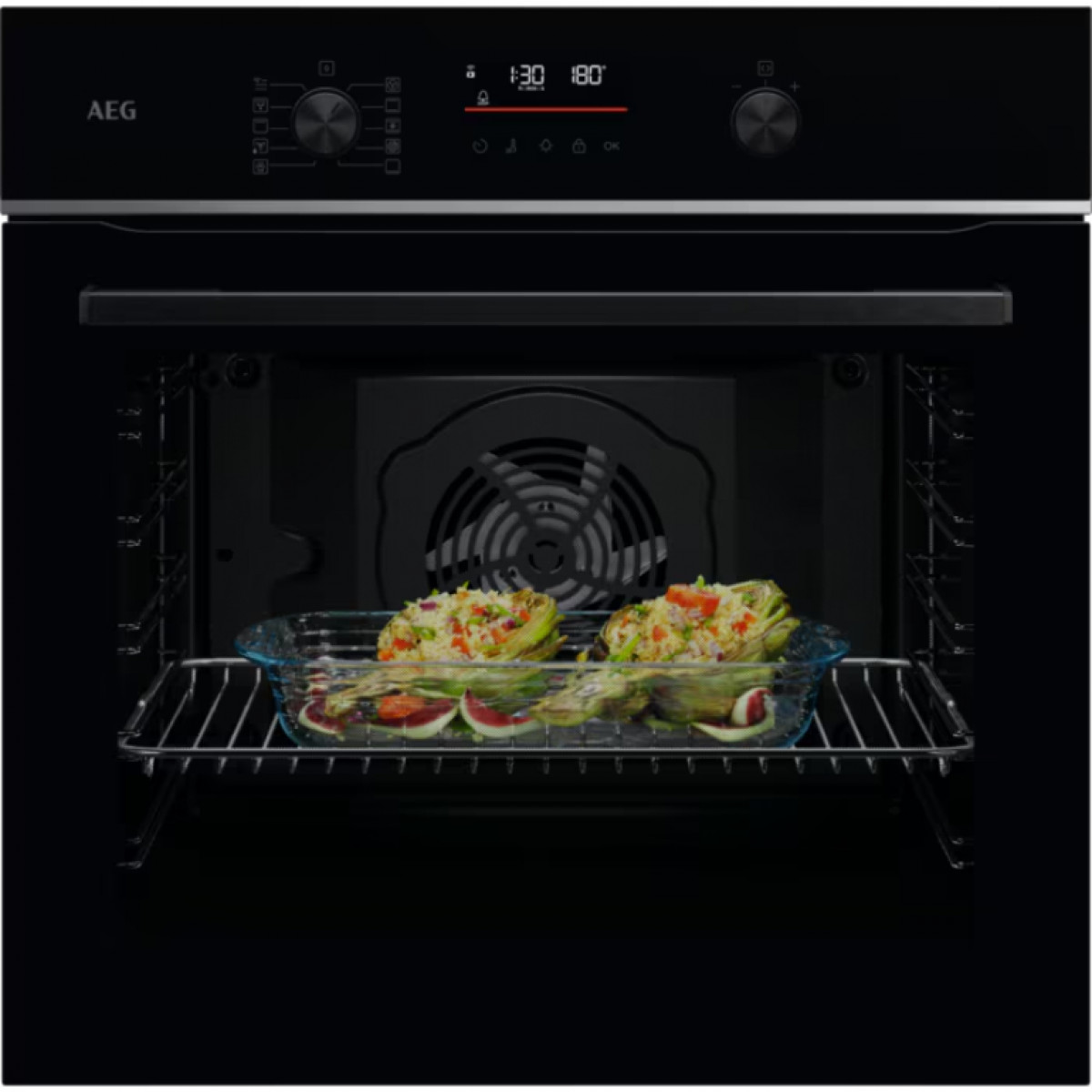 AEG TU5PB431SB 5000 SurroundCook Φούρνος άνω Πάγκου 72lt Μαύρος & Δώρο Βαθύ Ταψί XL AEG TU5PB431SB 5000 SurroundCook Φούρνος άνω Πάγκου 72lt Μαύρος & Δώρο Βαθύ Ταψί XL