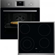 AEG OA5AB211SS + HK624010XB (W-SET) Σετ Φούρνος + Εστία