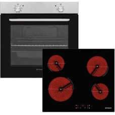 PYRAMIS PO78010008SIX + PHC62430FMB (W-SET) Σετ Φούρνος + Εστία