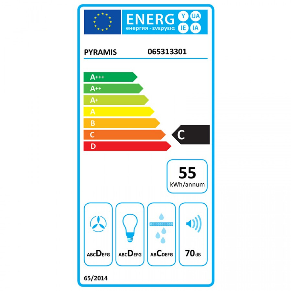 PYRAMIS TURBOSLIM PRO (065313301) Συρόμενοι απορροφητήρες PYRAMIS TURBOSLIM PRO (065313301) Συρόμενοι απορροφητήρες