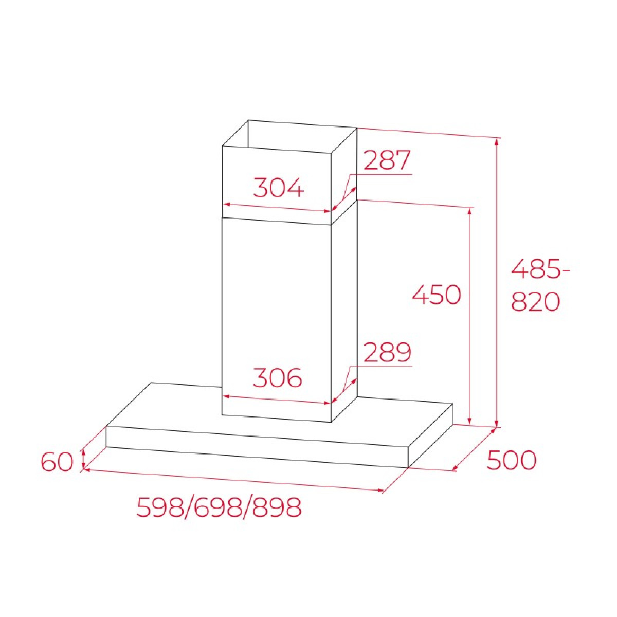 Teka DSF 66370 KCS IX Απορροφητήρας Καμινάδα 60cm 650 m³/h Inox Teka DSF 66370 KCS IX Απορροφητήρας Καμινάδα 60cm 650 m³/h Inox