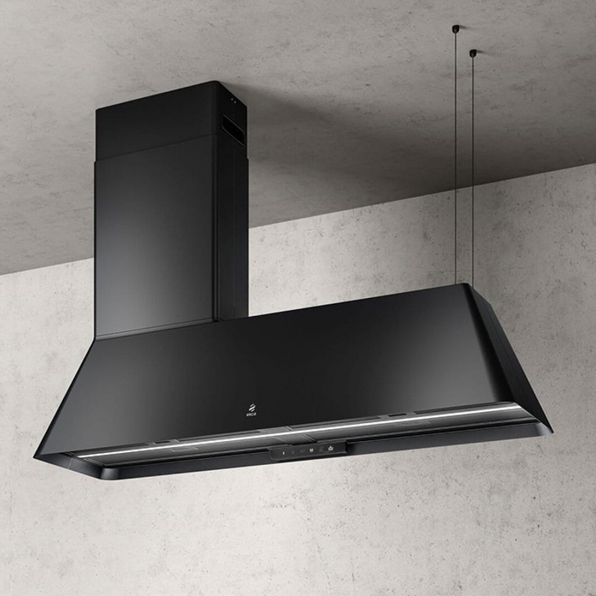 ELICA Ikona Maxxi Pure BL MAT/F/120 (PRF0171195) Νησίδες Black ELICA Ikona Maxxi Pure BL MAT/F/120 (PRF0171195) Νησίδες Black