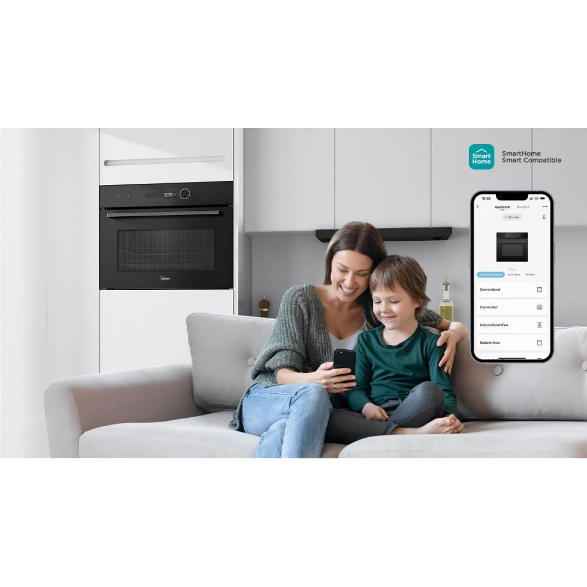 MIDEA MBO7NP30E4-BK Φούρνοι MIDEA MBO7NP30E4-BK Φούρνοι