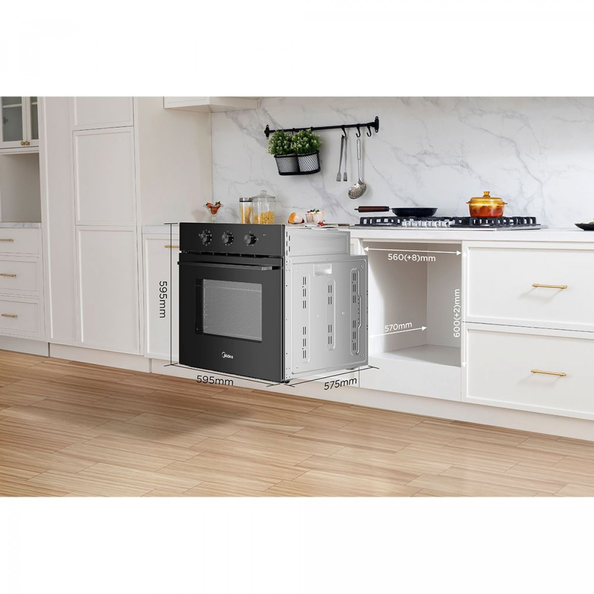 MIDEA MBO65M80MI-BK Φούρνοι MIDEA MBO65M80MI-BK Φούρνοι