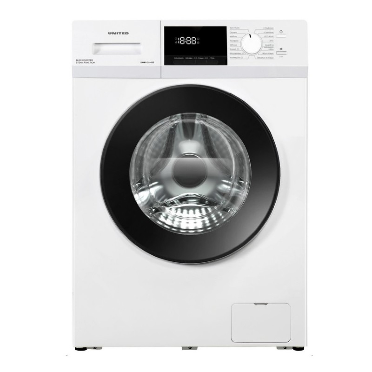 UNITED UWM-12114BS Πλυντήρια ρούχων White UNITED UWM-12114BS Πλυντήρια ρούχων White