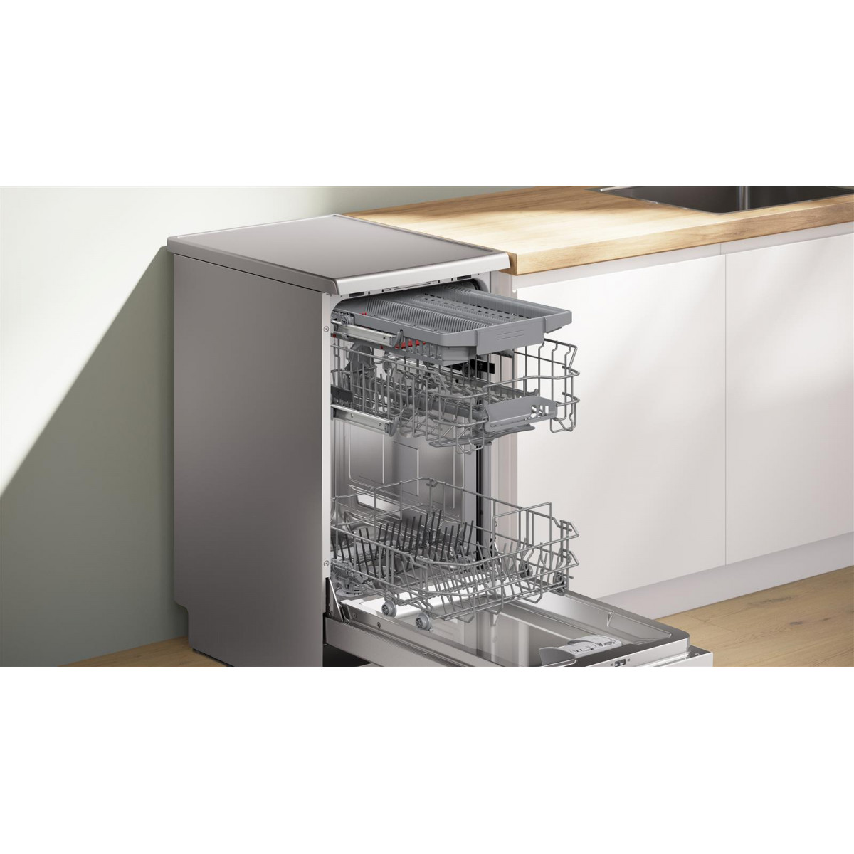 BOSCH SPS4EMI11E ΕΛΕΥΘΕΡΟ Πλυντήριο πιάτων με Wi-Fi για 10 Σερβίτσια Π45cm Brushed Steel B BOSCH SPS4EMI11E ΕΛΕΥΘΕΡΟ Πλυντήριο πιάτων με Wi-Fi για 10 Σερβίτσια Π45cm Brushed Steel B